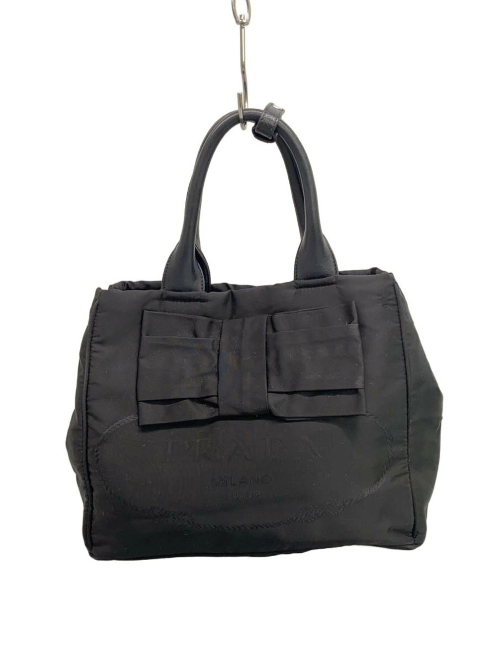 Prada Tote Tessuto Bag Black